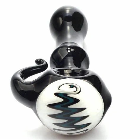 5" Black Horn Spoon Hand Pipe