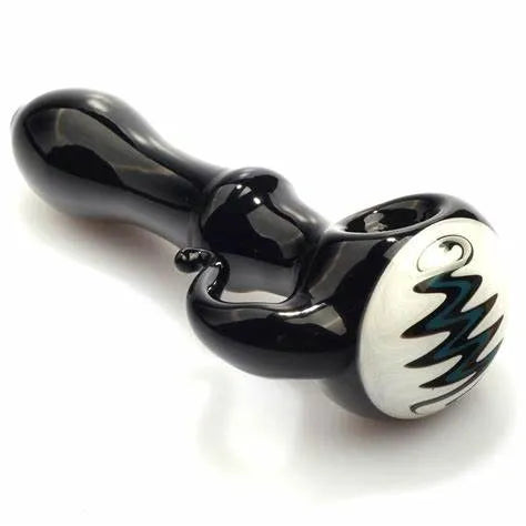 5" Black Horn Spoon Hand Pipe