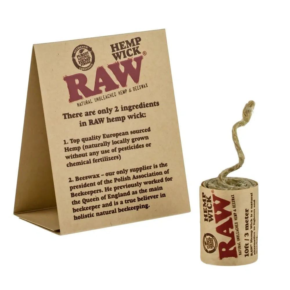 RAW® - Hemp Wick European Edition 10ft