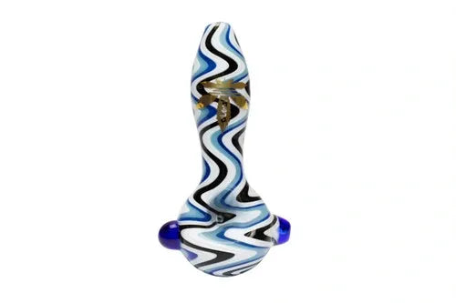 4" Wig Wag Swirl Hand Pipe