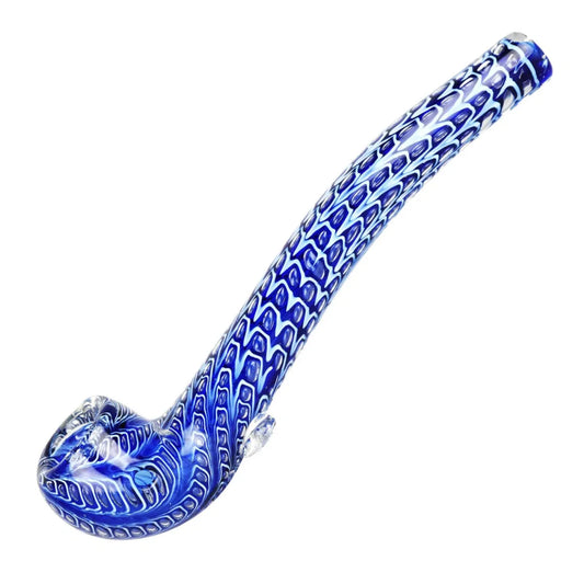 Serpent Scales Double Glass Long Pipe 7.5"