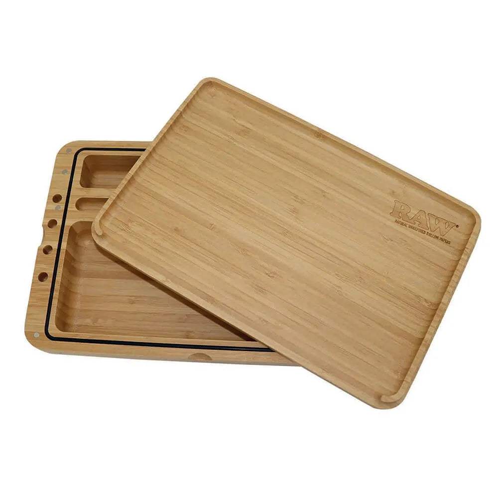 RAW® Spirit Box Wooden with rolling tray