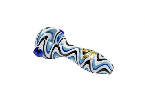 4" Wig Wag Swirl Hand Pipe