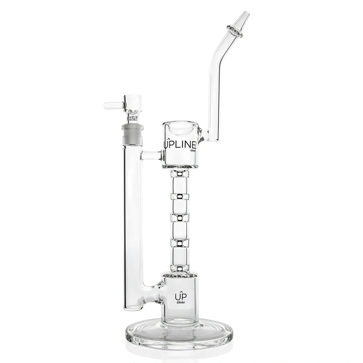 Water Rig Pipe GRAV® -Upline® Big Rig Water Pipe - with 14M Bowl – L-EVATED